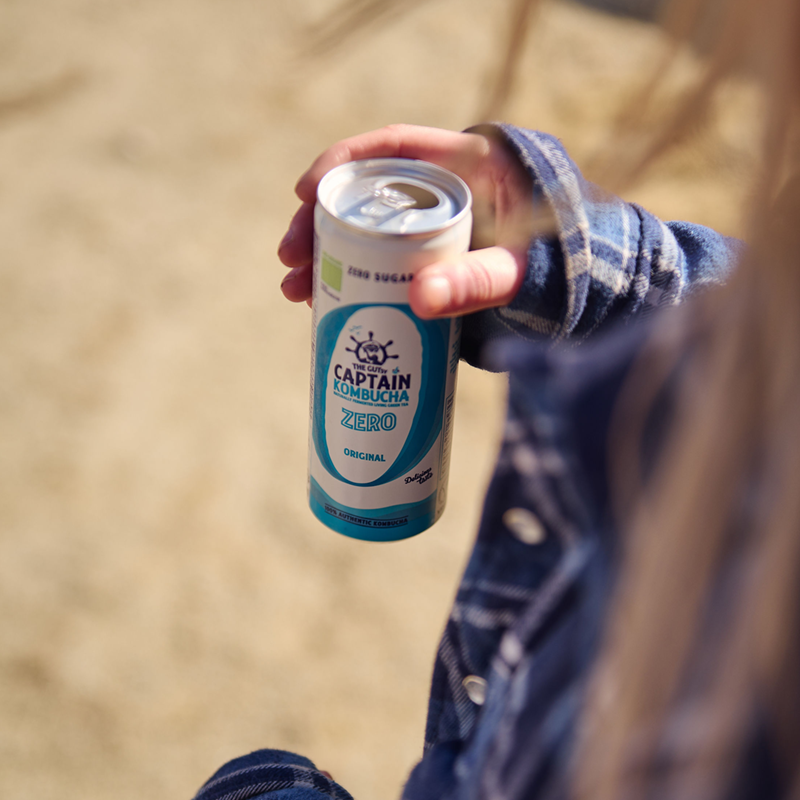 GUTsy Captain Kombucha Zero - Original Dosen 20 x 250ml